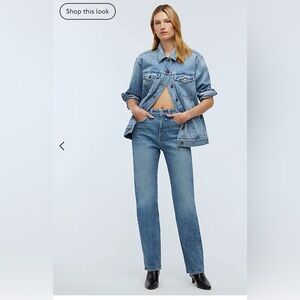 NWT Madewell 90’s Straight Jean